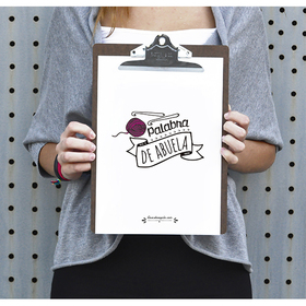 Lámina original Palabra de abuela Lámina original Palabra de abuela