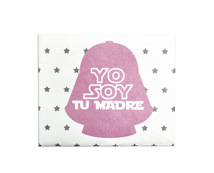 Mighty Wallet blanca personalizada Yo soy tu madre