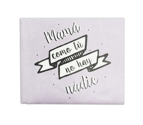 Mighty Wallet blanca personalizada Mamá como tu no hay nadie