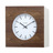 Reloj pared y armario Qubo roble y blanco madera