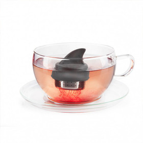 Infusor de té con forma de aleta de tiburón