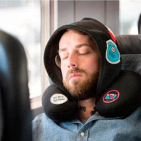 Almohada de viaje con capucha Silent Music